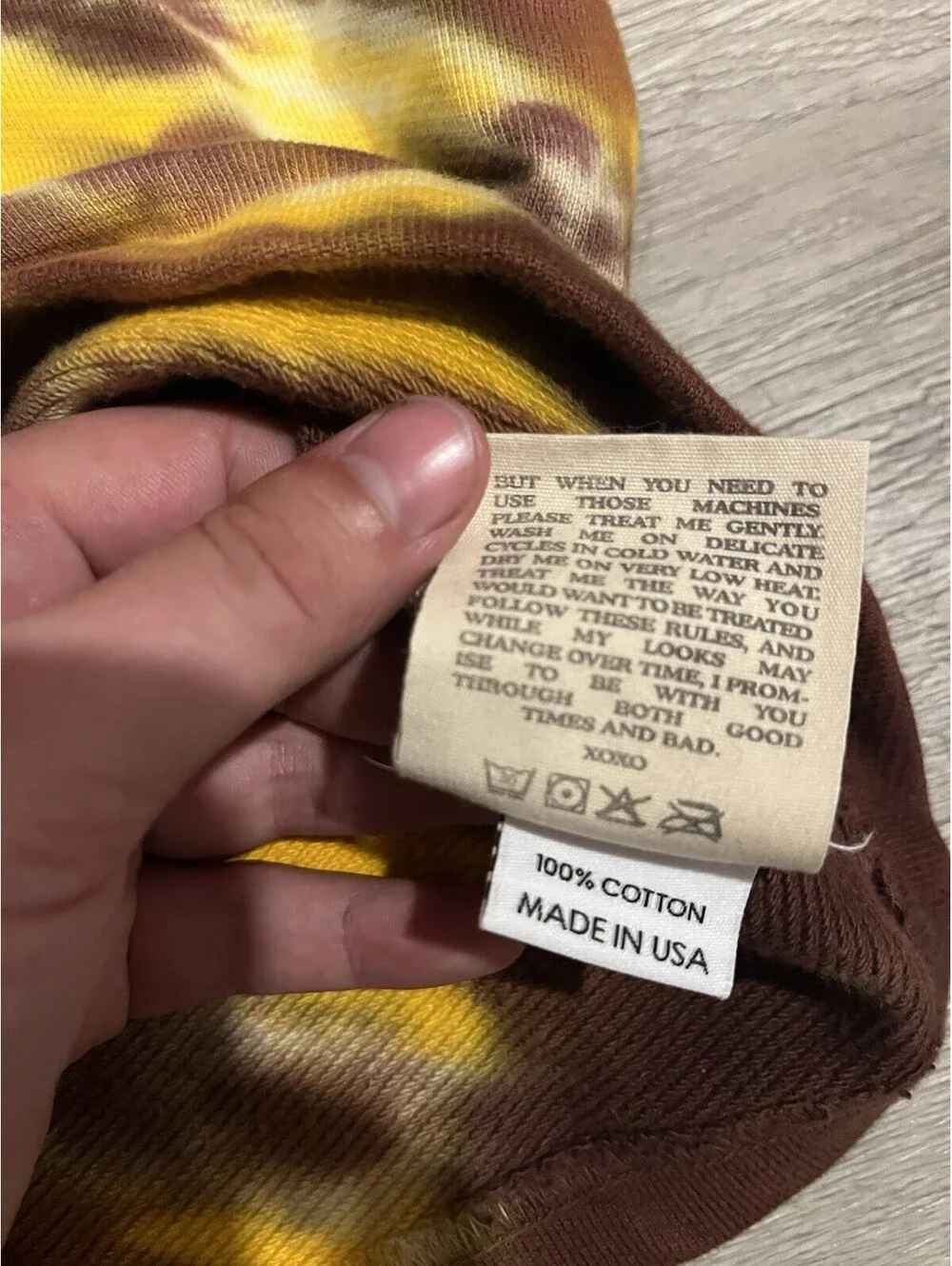 Camp High Collective Medium Santa Monica Tie Dye Sweatshirt Made USA